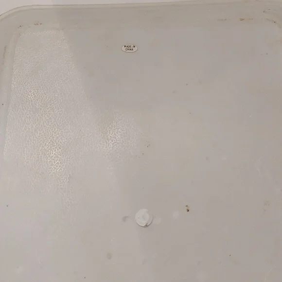 Vtg 2 Floral trays, plastic - Picture 7 of 7